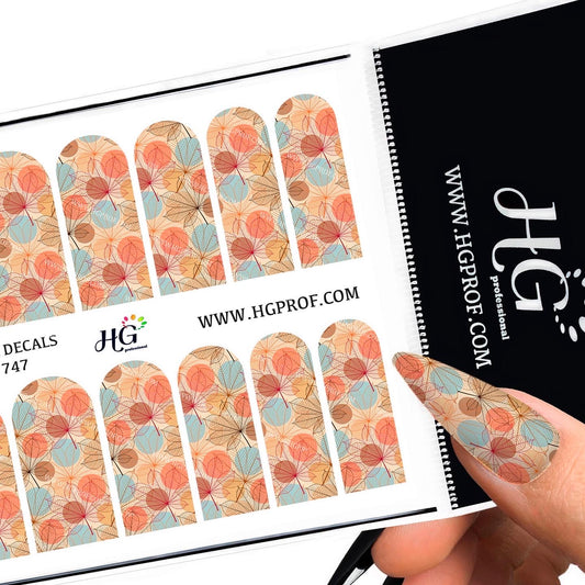 747 Nail Water Decals