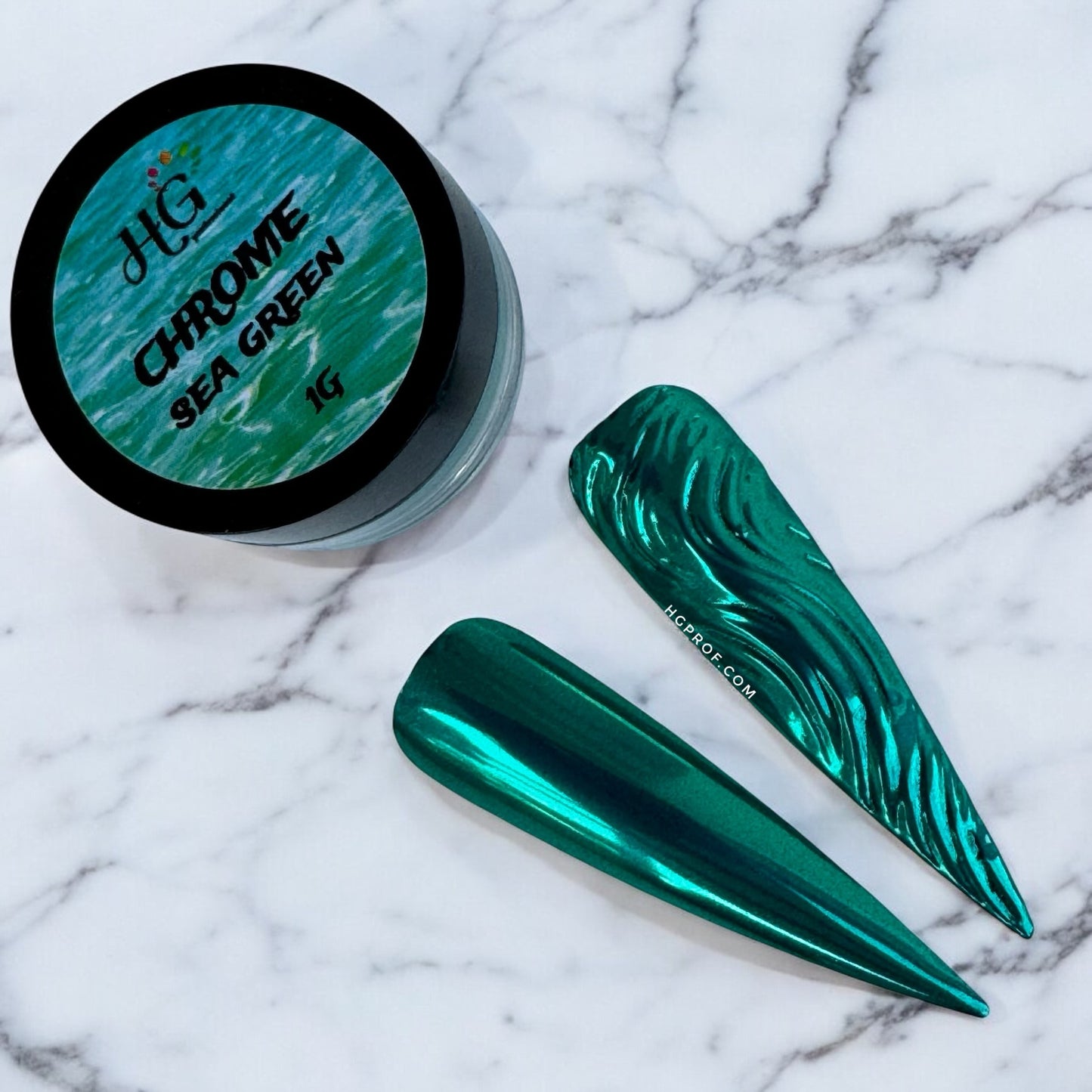 SEA GREEN, Mirror Chrome Powder
