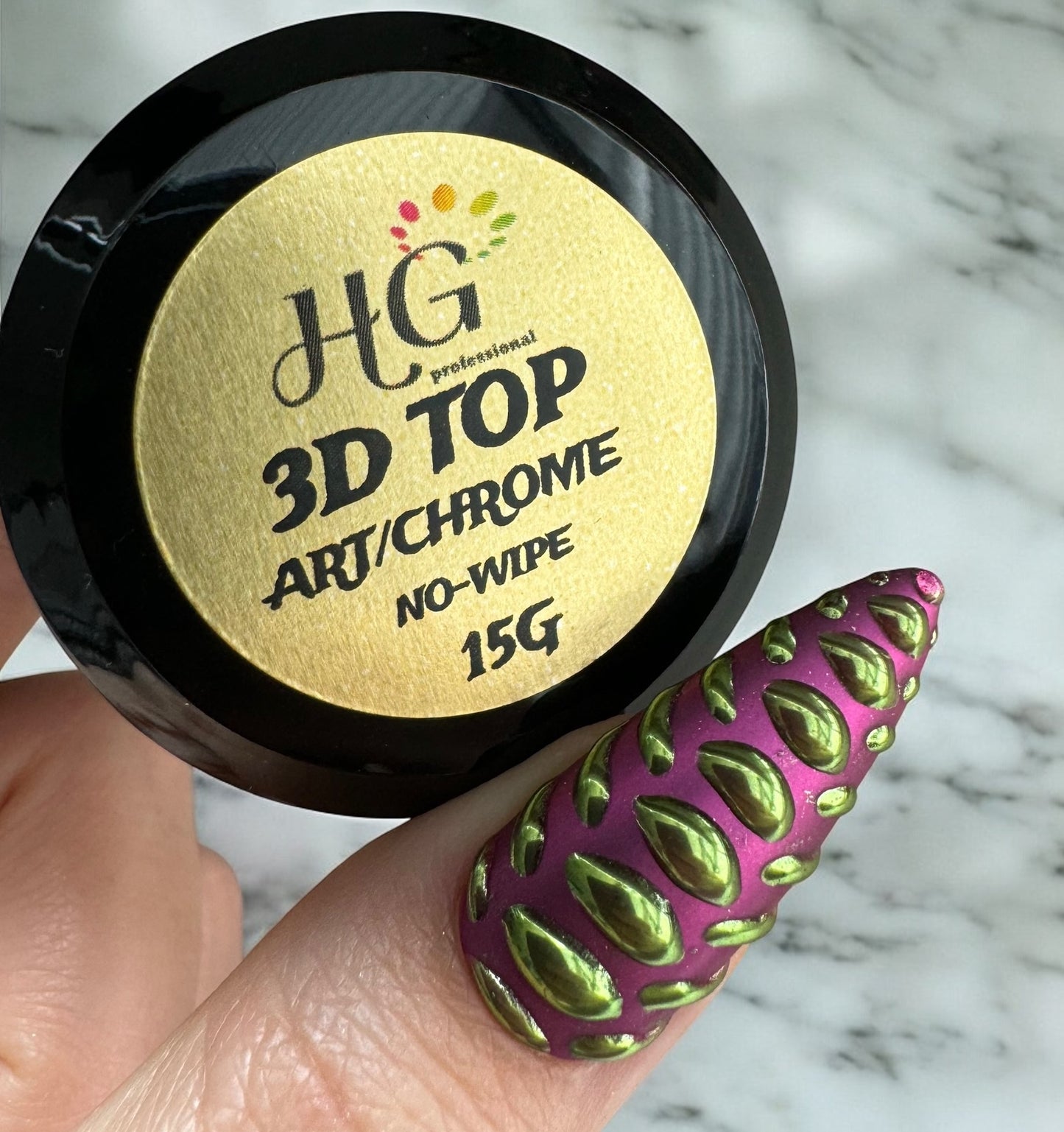3D TOP COAT NO-WIPE ( ART / CHROME )