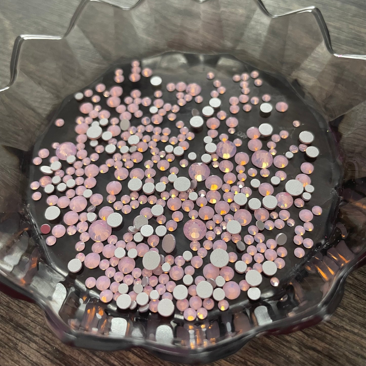 Rhinestones OPAL ( White & Pink )