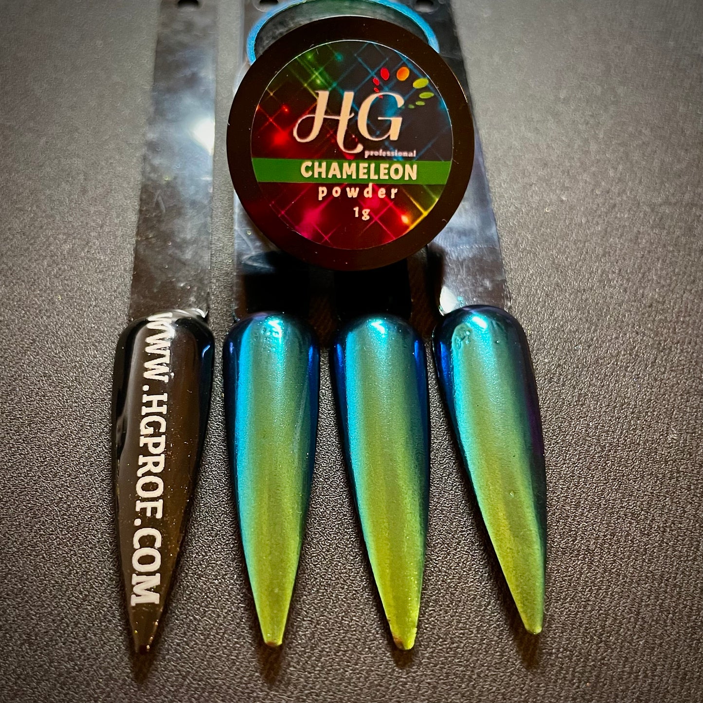 GREEN-BLUE, Chameleon Chrome Powder