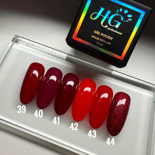 Red, Gel Polish