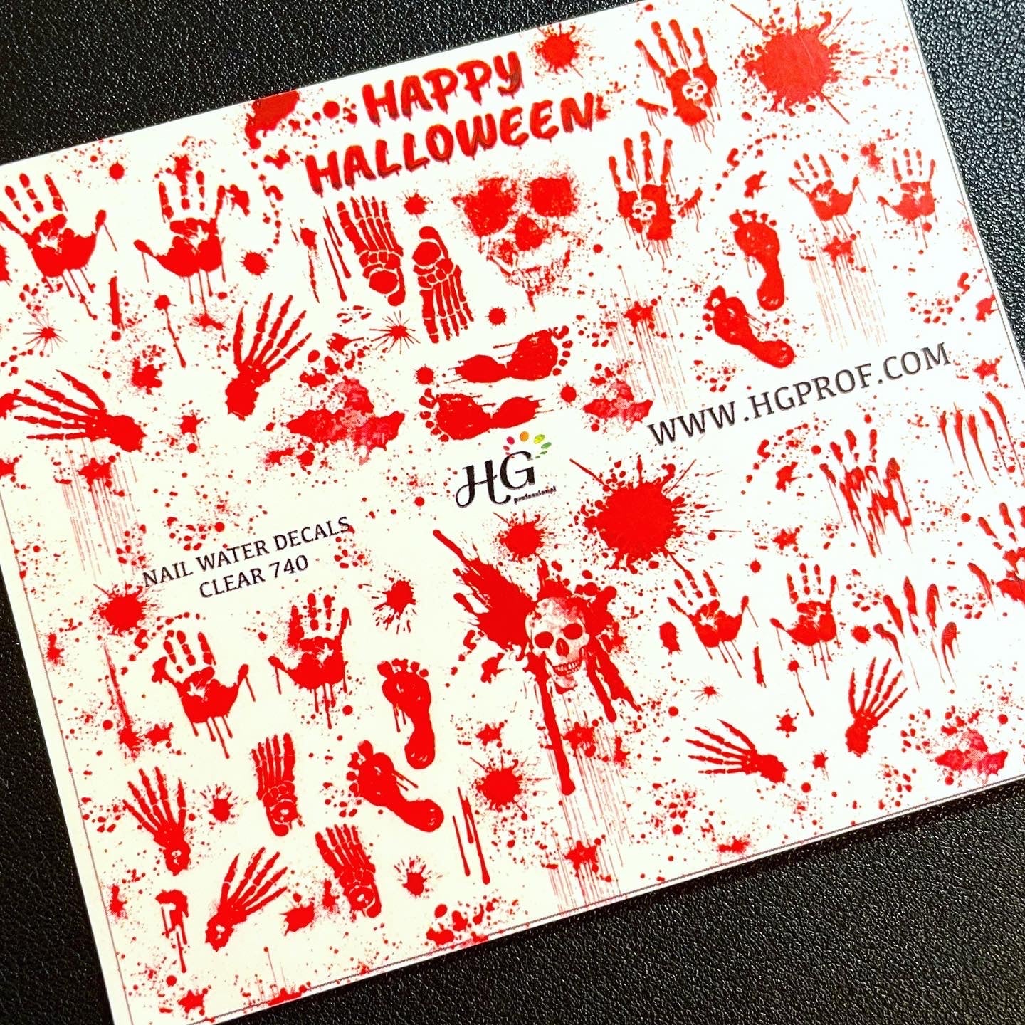 Halloween Nail Water Decals