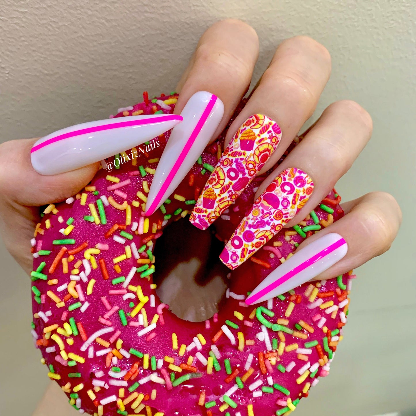 3D nail stickers Light A-088