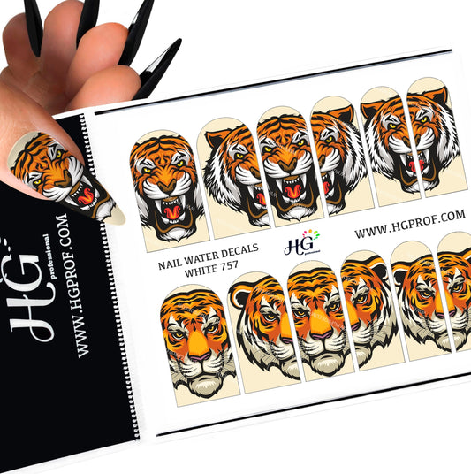 757 Nail Water Decals