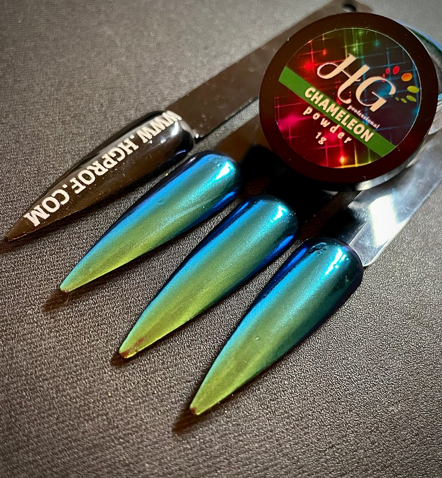 GREEN-BLUE, Chameleon Chrome Powder