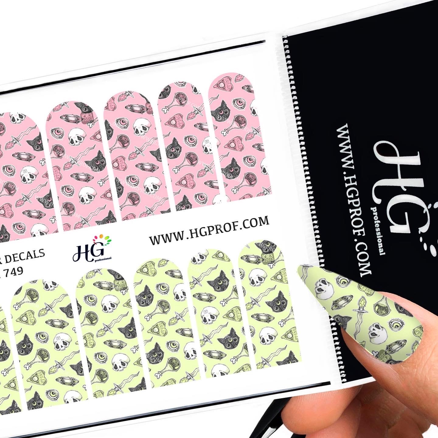 749 Nail Water Decals