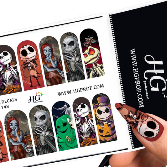 748 Nail Water Decals