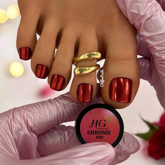 RED, Mirror Chrome Powder