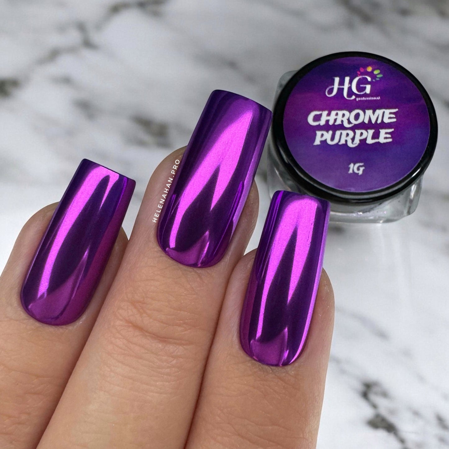 PURPLE, Mirror Chrome Powder