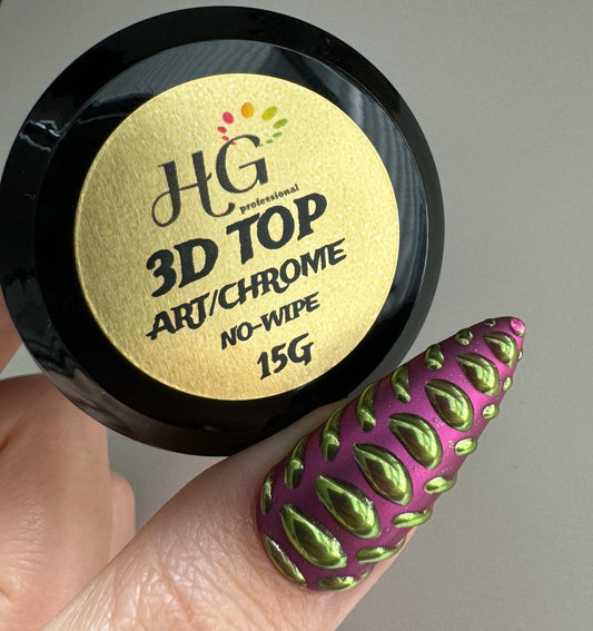 3D TOP COAT NO-WIPE  ( ART / CHROME )