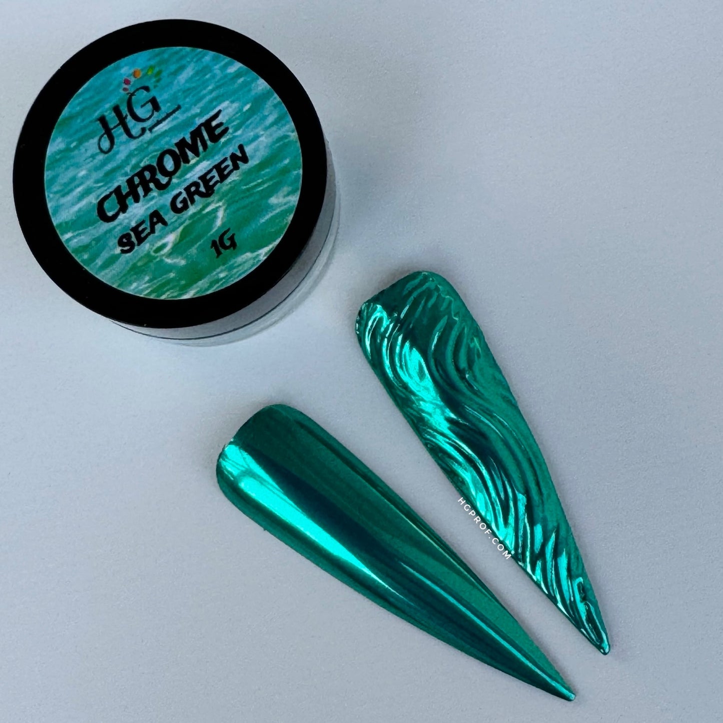 SEA GREEN, Mirror Chrome Powder