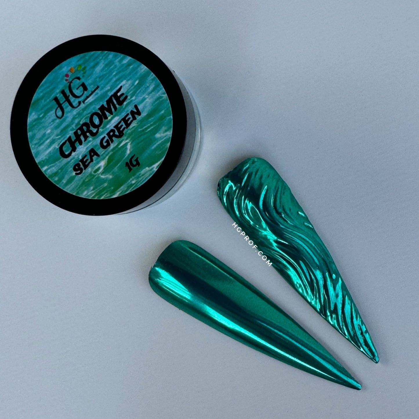 SEA GREEN, Mirror Chrome Powder