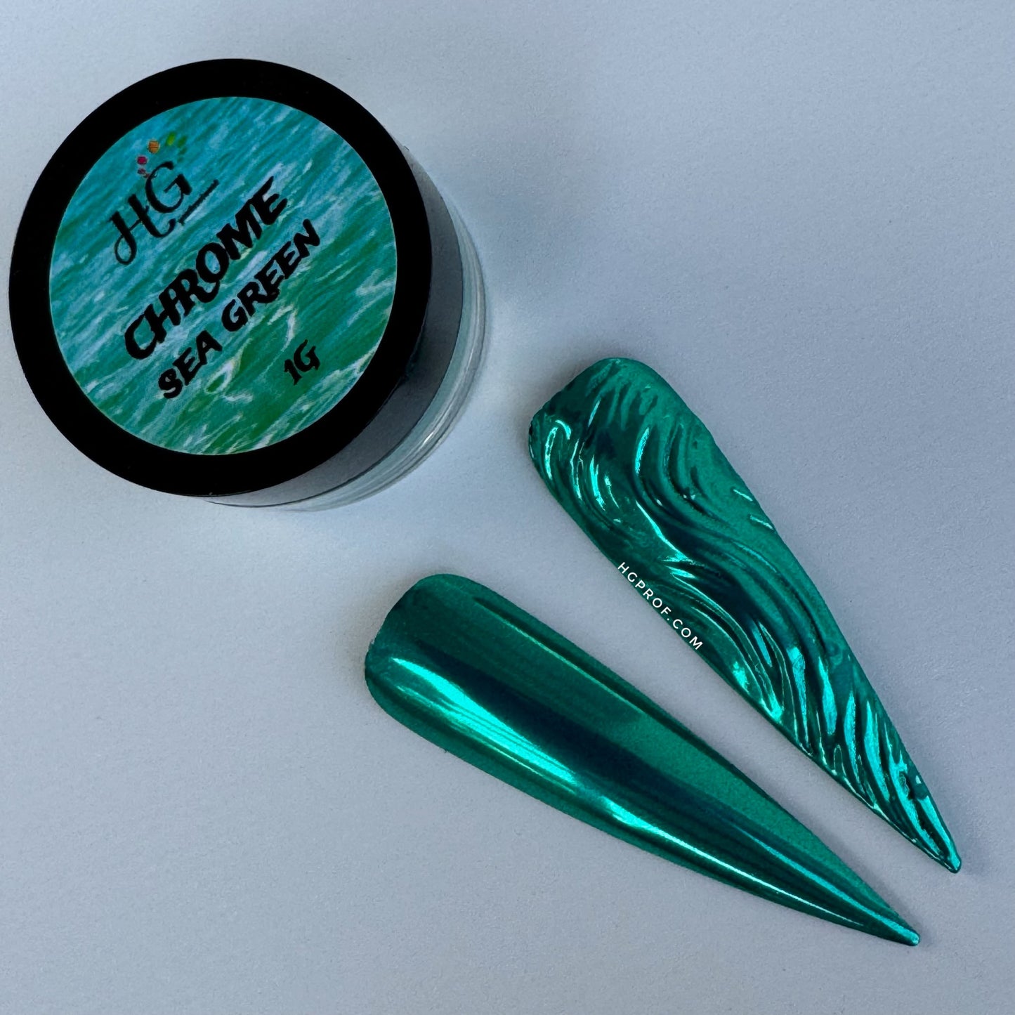 SEA GREEN, Mirror Chrome Powder