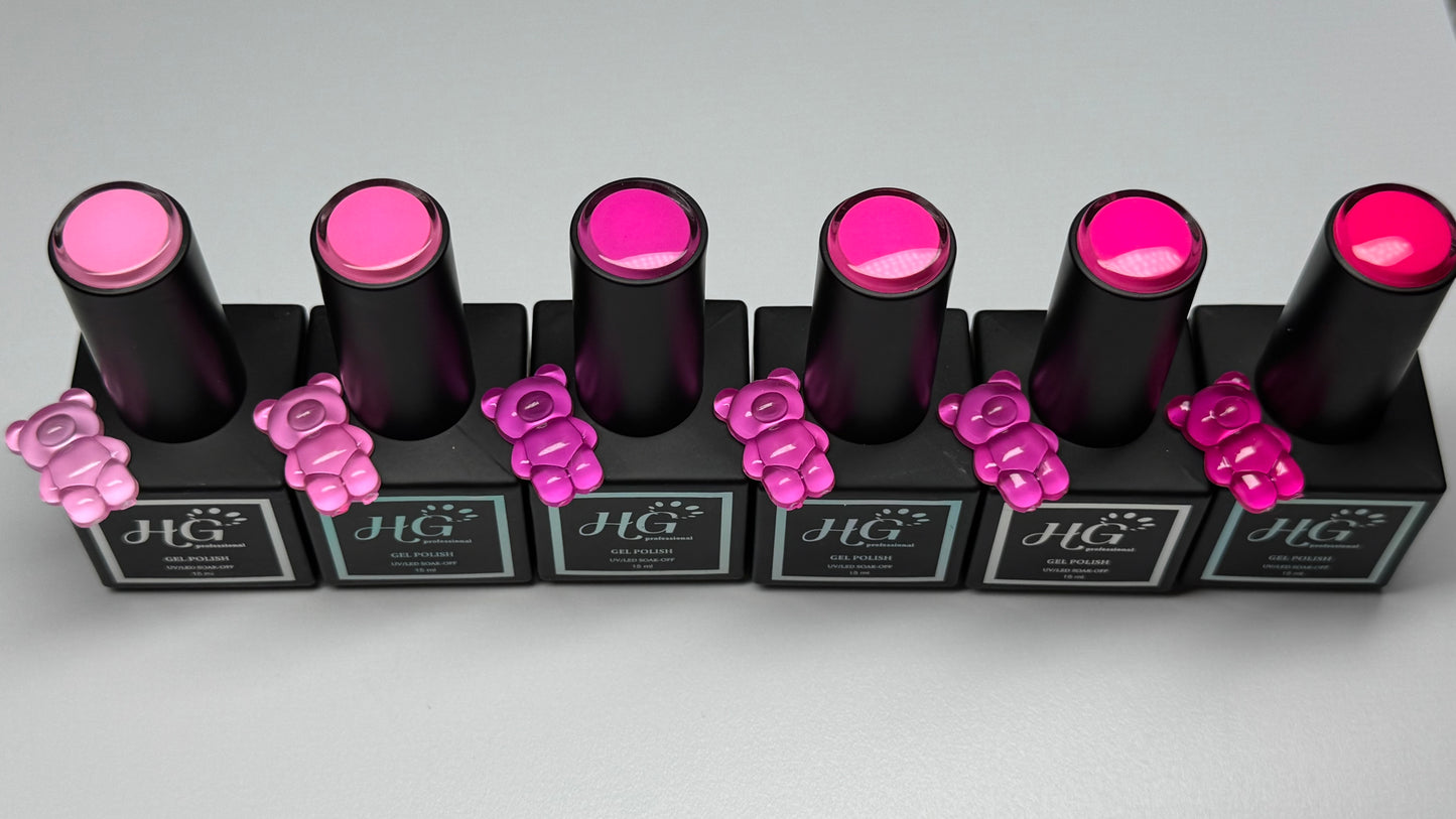 Pink Collection, Nail Gel Polish