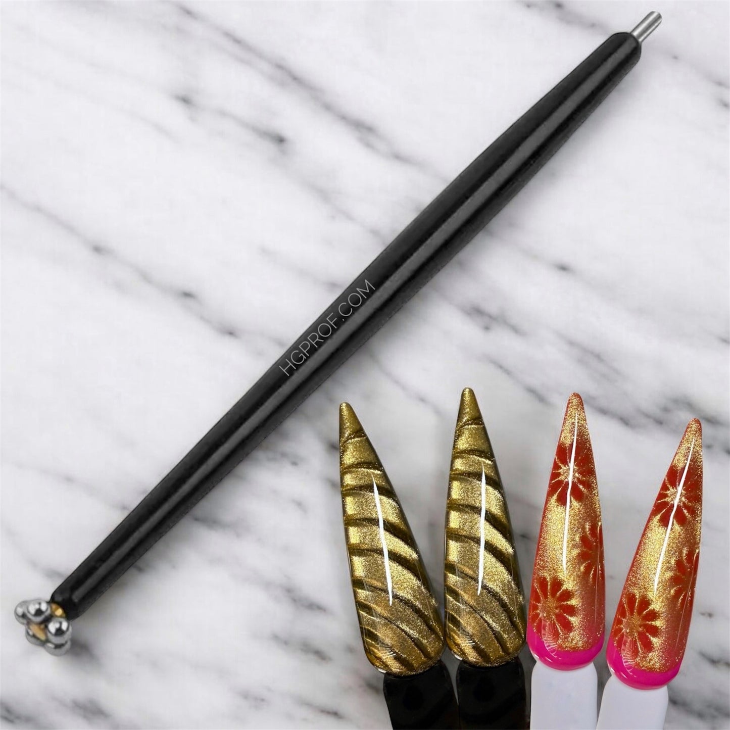 Pen & Flower, Cat Eye Magnet