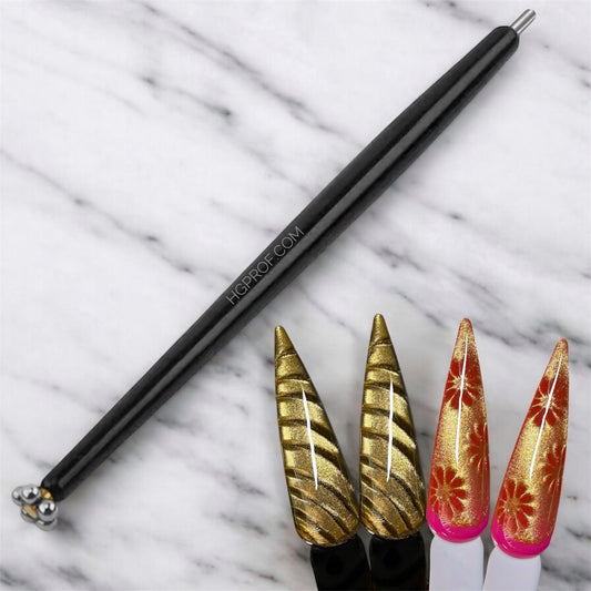 Pen & Flower, Cat Eye Magnet