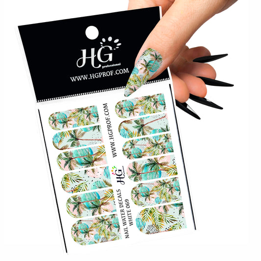 069 Nail Water Decals