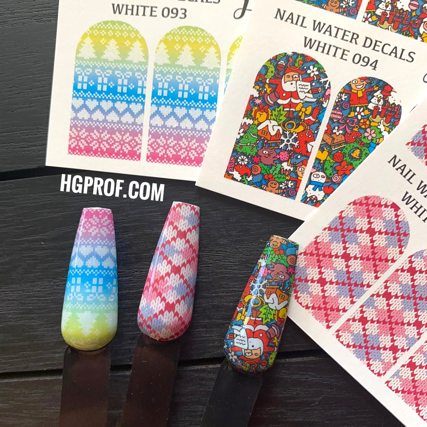 093 Nail Water Decals