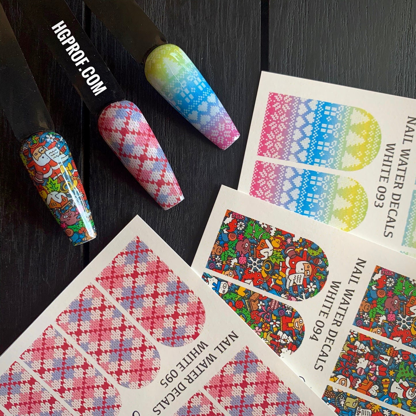 093 Nail Water Decals