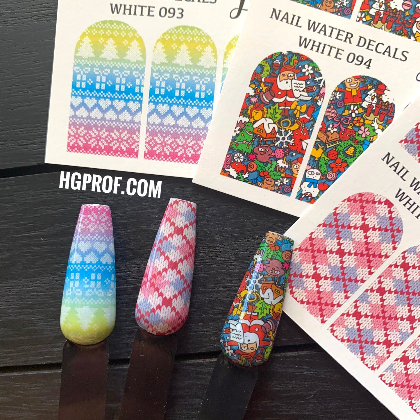 094 Nail Water Decals