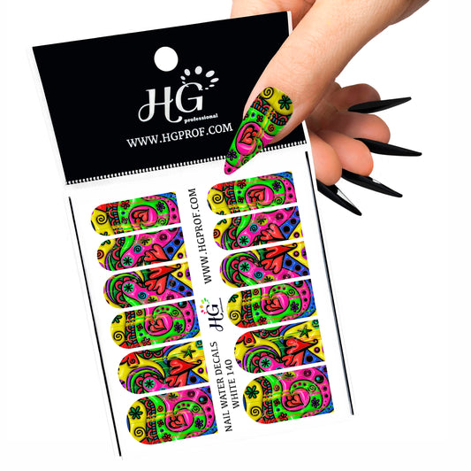 140 Nail Water Decals