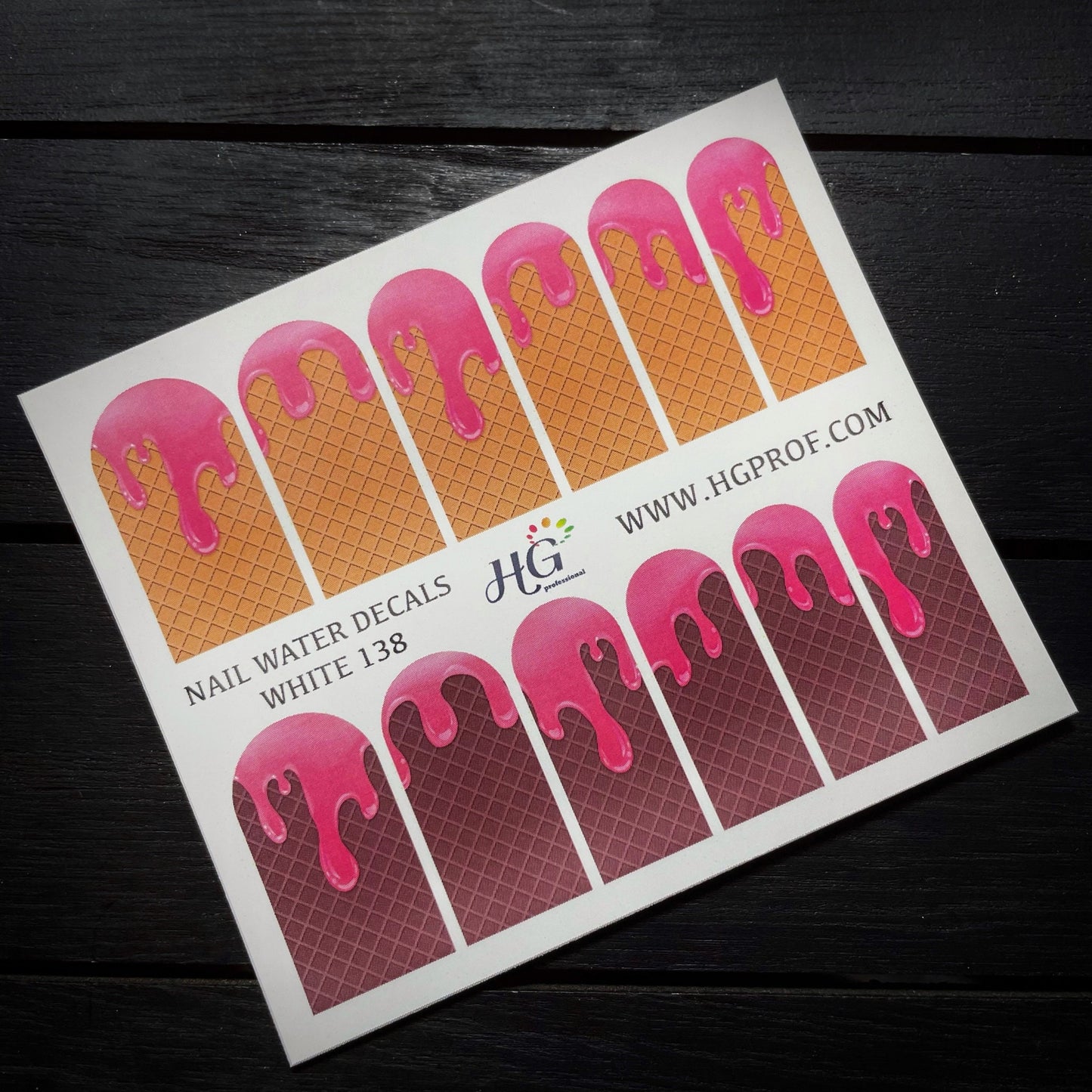 138 Nail Water Decals