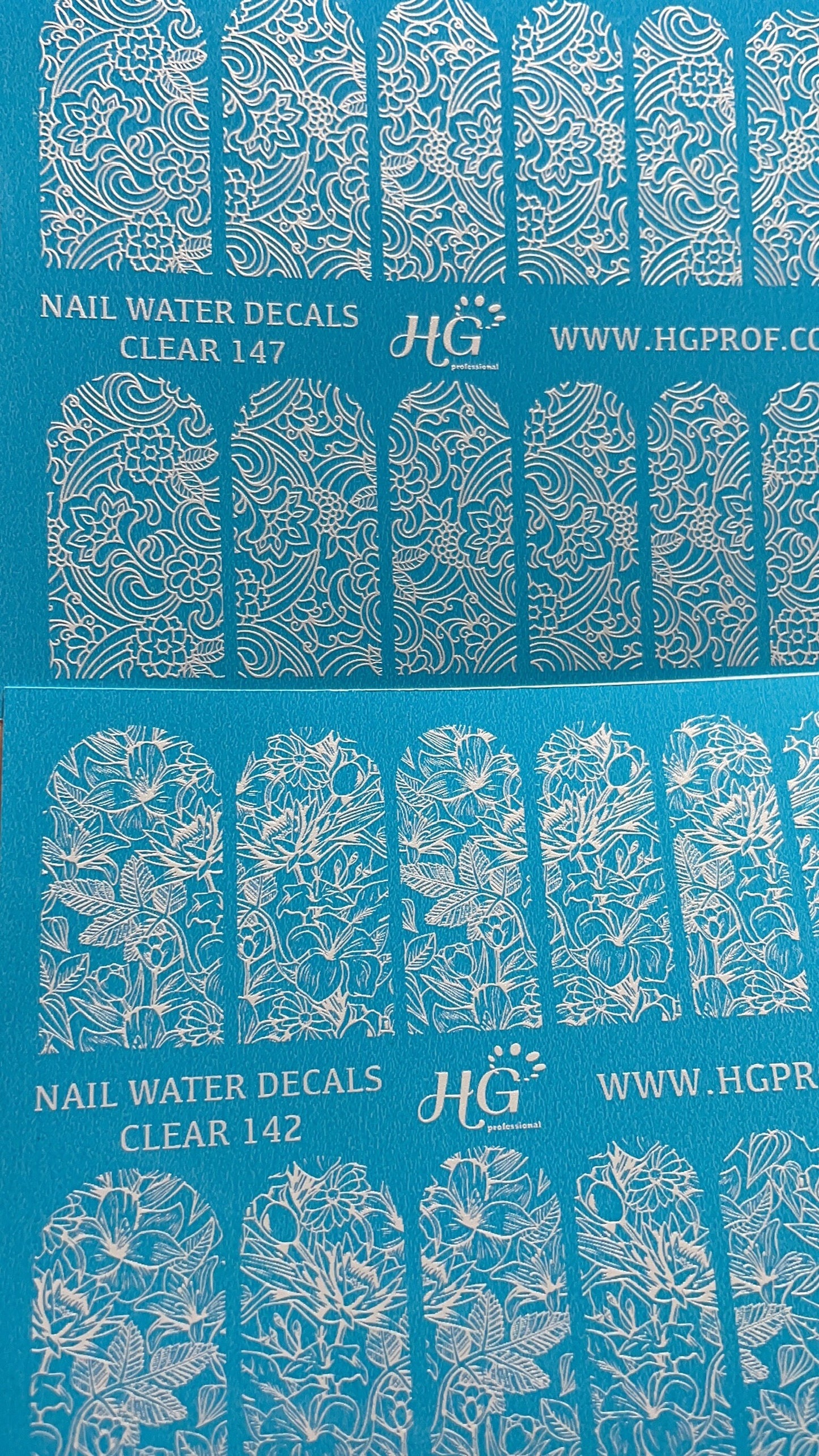 147 Nail Water Decals