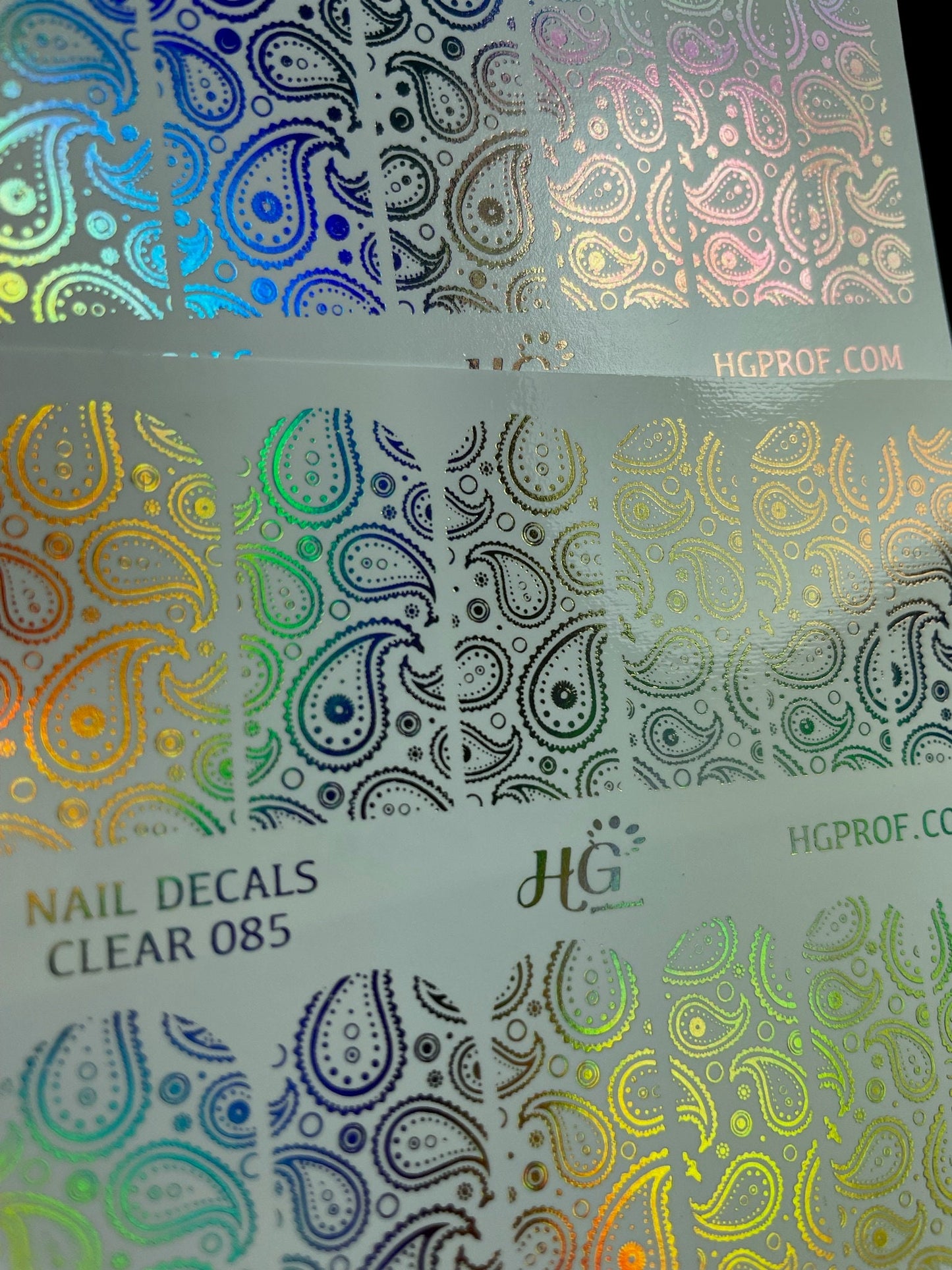 085 Nail Water Decals